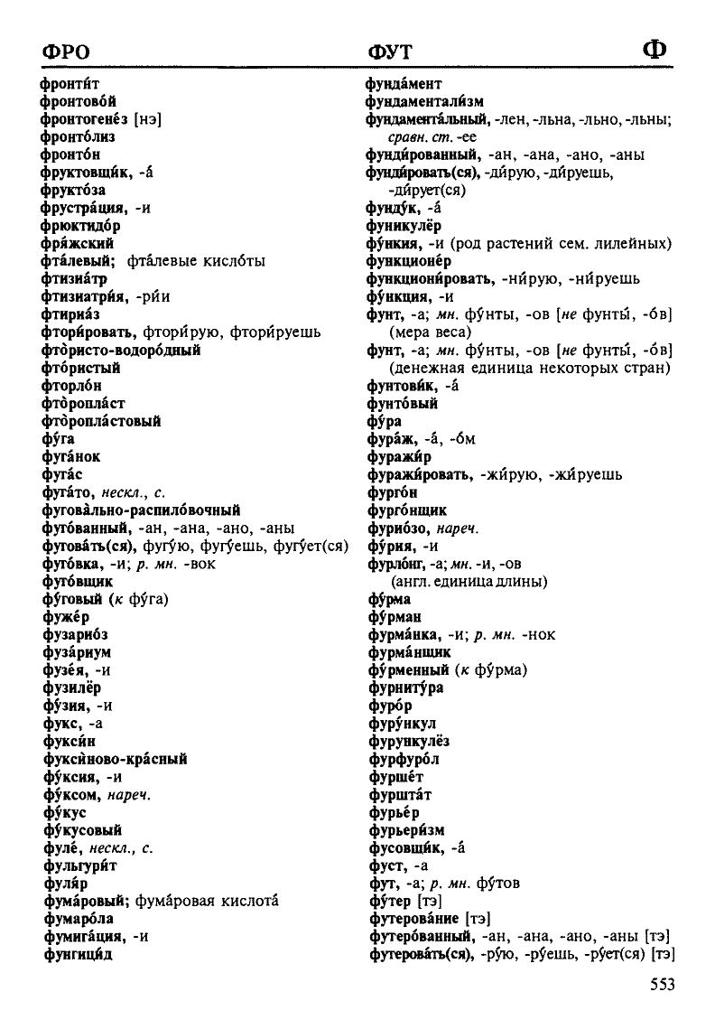 русское словесное ударение словарь Зарва сканированная страница