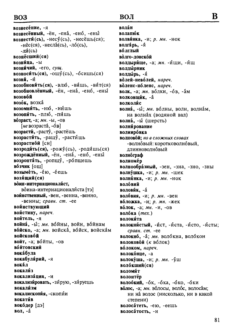 русское словесное ударение словарь Зарва сканированная страница